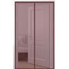 QIANC Zanzariera Porta Finestra Magnetica Chiusura Automatica Rete Fine Anti Insetti Traspirante Tenda Zanzariera Porta,115x240cm(W*H) per Balcone,Soggiorno,Patio Porte,Facile da Installare,Brown-b