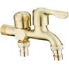 FQYEP Rubinetto Doppio Giardino 1/2 Rubinetto Giardino 2 Vie Ottone Utilizzabile Nel Bagno Giardino Doppia Uscita ottone