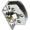 BE-TOOL - Cerniera fissa in lega di zinco per doccia, per armadietti, vetri, porte in vetro da 5-8 mm