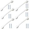 PILYON Pomelli Per Mobili 2 Pezzi Pomelli E Maniglie Per Guardaroba Camera Dei Bambini Pomello Per Porta Armadio Cassetto Maniglia Colorata,Bianco 96mm