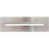 FORNITURE ZAMBON BUCA PER LETTERE BOCCHETTA FERITOIA IN ACCIAIO INOX SATINATO 240-290x90 MM - APERTURA FISSA