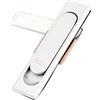 Aexit Tipo di pulsante di blocco 'armadio della macchina Metal Lock piano da 4,5' 'Silver Tone ID: 762542