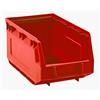 Eplastic srl Set 9 contenitori a bocca di lupo in PEHD - L 145 x P 240 x H 125 - Rosso