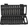 topolenashop Set 40 PZ Inserti Chiavi Bussole TORX Esagonali Ribe con Adattatori 3/8 e 1/2 - Set Professionale in Valigetta Rigida - Inserti T20-T55, M5-M12, H4-H12 - Art. 251240