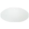 ORION LIGHTSTYLE Vetro di ricambio per plafoniera, 30 cm, motivo a strisce