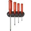 PB Swiss Tools Set di 4 cacciaviti PH in supporto murale Classic