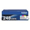 N/A Pack Brother TN-248VAL BK-C-M-Y toner originale per Brother DCP-L3520CDWE,HL-L32