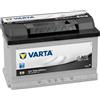 VARTA E9 Black Dynamic 12V 70Ah 640A batteria auto 570 144 064 incl. 7,50 € di cauzione
