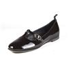 Alberto Fermani Scarpe Piatte In Pelle Marrone Quercia Modello Da Pavimento NWOB