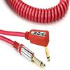 VOX VCC090RD 29.5-Feet Vintage Coiled Right Angle Stereo Guitar Instrument Cable, Red (japan import)
