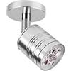 Jadssox Faretto LED Per Interni Illuminazione Spot Regolabile A 360° Con Montaggio Su Superficie, Luci Per Quadri Moderne E Mini Faretti, Applique Da Parete In Alluminio Da 5W/lampada Da Parete Orient