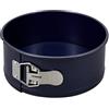 zyliss E980193 Tortiera Apribile Per Forno Antiaderente, 20cm, Acciaio al Carbonio, Blu Scuro, Stampo per Torta a Cerniera Rotondo, Lavabili in Lavastoviglie