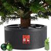 KADAX Supporto per albero di Natale, supporto in plastica per albero di Natale, base robusta con serbatoio d'acqua per vero albero di Natale, supporto decorativo per albero di Natale (grafite, 5 L)