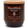 WoodWick ReNew Candela profumata con stoppino scoppiettante | Black Currant & Rose | Miscela di cera di cocco e soia a base vegetale | Realizzata con materiali riciclati | Doni perfetti per donne