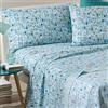 Caleffi Comleto Lenzuola Orleans in Cotone matrimoniale colore anice