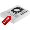 JoyBros Sacchetti per aspirapolvere Kärcher wd2 Plus WD3s KFI 357 2.863-314.0 WD 3 V-17/4/20 kwd 3 KWD1-2 SE 4001 Plus (5 pezzi)