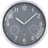 ACCSHINE Orologio da parete radiocontrollato da 25cm, senza ticchettio, silenzioso, funzionamento a batteria al quarzo, facile da leggere per camere, casa, cucina, camera da letto, ufficio, scuola