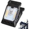 Duvcoywae Luce Solare Da Esterno - 11.2 X 7.6cm Lampada Impermeabile Da 400 MAh Con Sensore Di Movimento, Piccola Luce Di Sicurezza, Luci A Clip, Per Recinzioni, Alberi, Patio, Vialetti
