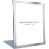 Rahmendesign24 Cornice portafoto Puzzlerahmen | Argento (lucido) 50x70 cm (FORMATO PUZZLE) | Moderno portafoto per foto, poster, puzzle e certificati | Cornice da galleria, intercambiabile, decorativa
