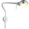 OOWOKS Aplique de pared con Braccio Flessibile a Collo di Cigno dimmerabile, Lampada da Lavoro a Parete, Lampada da Letto Interruttore Rotante Lampada da Lettura Lampada a Muro in Metallo, E27 Max 40W