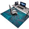 KQIEJUY Tappeto Sedia Ufficio Gaming, Tappeto Salvapavimento 80 x 120 cm, Tappeto Sedia Gaming/Tappeto Ufficio, Tappeto Per Sedia Con Ruote, Tappeto Gaming Pavimento, Tappetino Protettivo per Pavimenti Duri