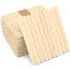 G2PLUS 300 Pezzi Bastoncini di Legno Naturale 11,4cm - Per Gelati Artigianali, Depressorilingua, Lavoretti Fai-da-Te, Lecca-lecca e Stoppini per Candele