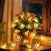 Coquimbo Catena Luminosa per Api, 3M 30LED Luci Natale, Luci Lucine a Batteria per Decorazione per Camera da Letto Soggiorno Piante Patio Feste Matrimoni Halloween Decorazioni Albero di Natale