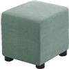 uyeoco Velluto Copri Pouf Quadrato Elasticizzato Copri Poggiapiedi Quadrato Pieghevole Copertura Dell'Ottomano con Fondo Elastico Sofa Protettore per Soggiorno (Color : #6, Size : 55x55 cm)