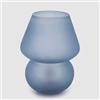 EDG Enzo De Gasperi Lampada Aura da Tavolo Usb Abatjour H 20 Cm D 15 Cm Blue
