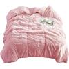 Jenny Sesal Piumon100% POLIESTEREe Matrimoniale Invernale Fluffy - Colore CIPRIA- Trapunta Anallergica traspirante 100% Microfibra by Eco-pelliccia di Pile - avvolgente e caldissima per l'inverno