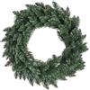 Magie di Natale Ghirlanda tonda natalizia Cavalese color Verde dietro porta decorazione Natalizia (Ø80 cm)
