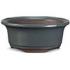 CERTRE - Vaso Bonsai Rotondo in Gres, Modello Rimini, Made in Italy, Colore D19 (Smaltato)| Misure esterne diametro 29 cm x altezza 9 cm