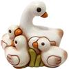 THUN - Oca Bianca con Anatroccoli - Statuine Presepe Classico - Ceramica - I Classici