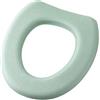 LIZHAYG Copri Wc Copriwater in schiuma lavabile con adesivo, copriwater impermeabile, sedile del water riutilizzabile in silicone for quattro stagioni, accessori for la casa Cuscino Water Lavabile(Green1)