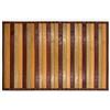HOME ZEN HOUSEHOLD LINEN TAPPETO BAMBOO LEGNO PASSATOIA ANTISCIVOLO LAVABILE STUOI CORSIA 50x80 cm BEIGE