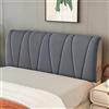 ZCXRYFL Copertura per Testiera Letto in velluto Copritestata Letto Elastica Fodera per Testiera per Letto singolo/matrimoniale in pelle/legno/imbottito/tessuto, Copertura Protezione(100x65cm,Dark Gray1)