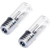 Generico 2PCS DC 10-12V E17 UVC Luce UV Ultravioletta, Tubo Lampadina 3W Disinfezione Lampada Ozono Sterilizzazione Acari Luci Lampada Germicida Lampadina,Without Ozone