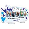 STAMPATEK Festa Dei Nonni Idee Regalo Targa Personalizzata con Dedica e Foto su Plexiglass, Compleanno