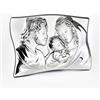 Albalù Icona Argento Sacra Famiglia Laminato Retro in Legno mis 32x45 cm Made in Italy con Scatola da Regalo Omaggio Ideale come Soprammobile sacro o Regalo