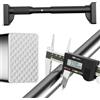 SYEUAMR Asta per tende senza forare 410CM-500CM 360CM-450CM 310CM-400CM asta per tenda doccia senza foratura antiscivolo asta per tende asta telescopica per bagno, armadio, finestra, divisorio (Nero)