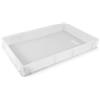 Giganplast GIG Cassetta Portaimpasto per Pane e Pizza, Plastica, Bianco, 60 x 40 x 13 cm