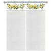 HOME ZEN HOUSEHOLD LINEN Camilla Tende con Balza ART CAMILLA, Set di 2, Tessuto Bianco Semi Spesso, 60 x 150 cm per Finestre, 60 x 240 cm per Portefinestre (LEMON, 60X240CM)
