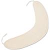 Totsy Baby Federa per Cuscino di sostegno 190 cm cuscino di posizionamento adulti - lungo cuscino relax per leggere e appoggiarsi sostiene schiena e gambe fodera sfoderabile con zip Beige Chiaro Oeko-Tex
