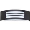 rabalux Applique da parete per esterni Roma nero opaco E27 1x 14W MAX