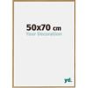 yd. Your Decoration - Cornice 50x70 cm - Faggio Chiaro - Cornice Decorativa Parete in Plastica con Vetro in acryl - Antiriflesso - 50x70 Cornice - Evry