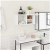 vidaXL Mobile da Bagno a Parete Bianco 60x25x30cm in Legno Multistrato, Armadio a Muro da Bagno, Armadio da Bagno a Muro, Armadio da Bagno a Parete