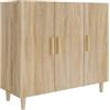 vidaXL Credenza Rovere Sonoma 90x34x80 cm in Legno Multistrato