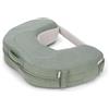 Inglesina Elysia Cuscino Allattamento Ergonomico con Cintura Lombare, Doppia Densità, Tessuto Bambù Traspirante 3D, Supporto Neonato e Mamma, 0-3+ Mesi, Balance Green