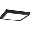 Paulmann 70985 - Pannello LED Abia rettangolare, 300 x 300 mm, 2700 K, con pannello luminoso in plastica, 1 x 22 Watt, colore: Nero opaco