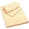Caleffi Minorca Asciugamano con Ospite, Cotone , Vaniglia, Standard, 01823